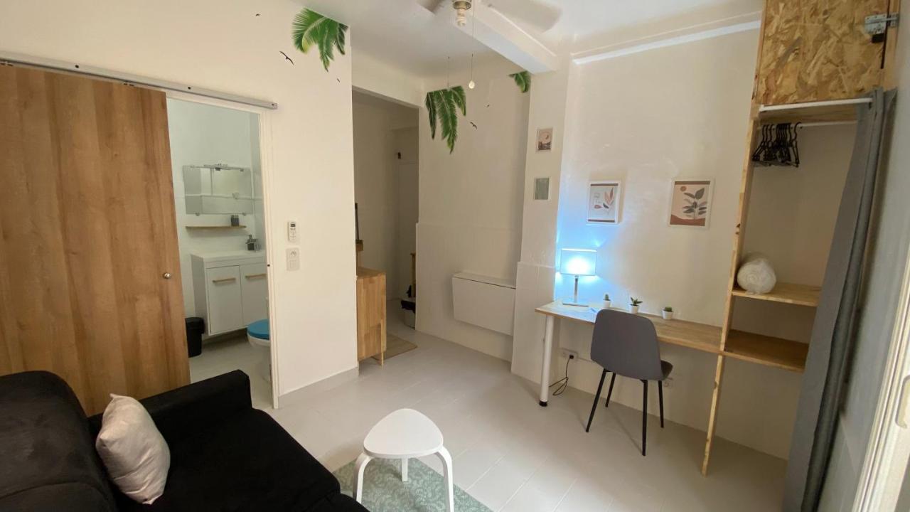 Studio "Les Cactus" Avec Terrasse A 5 Min A Pied De La Plage 니스 외부 사진